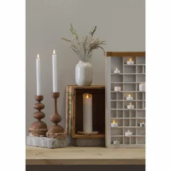 Flamme LED Antikljus Vit 2-pack, 25 cm