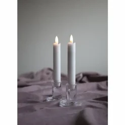 Flamme LED Antikljus Vit 2-pack, 25 cm