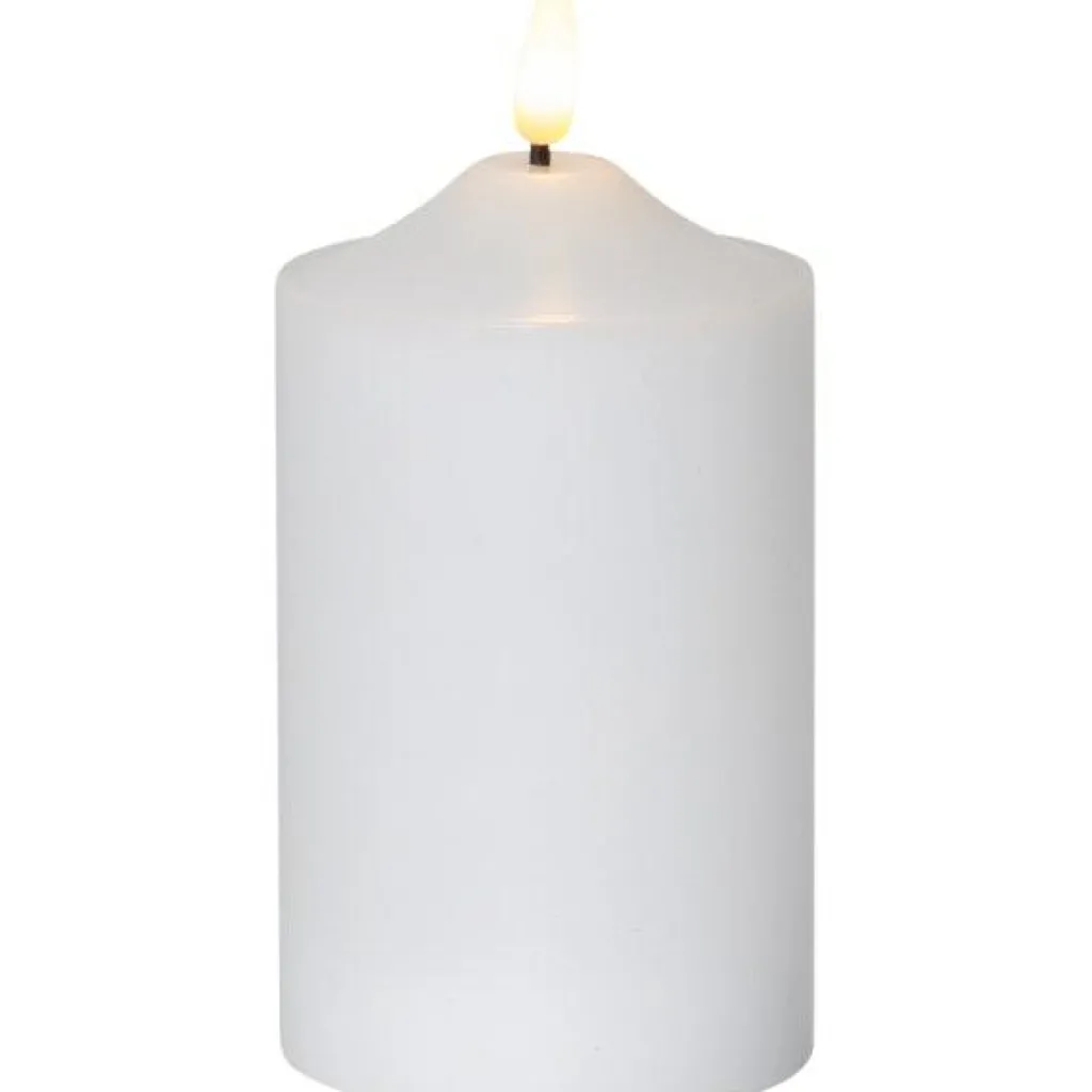 Star Trading Led-Ljus-Flamme LED Blockljus , 9,5 cm