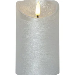 Star Trading Led-Ljus-Flamme Rustic LED Blockljus , 15 cm