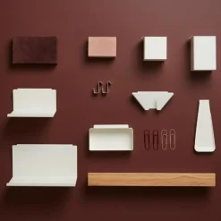 Flex Krokar 2-pack Till Magnetisk Hylla, Vit