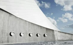 Flindt Vägglampa Ø400 mm, Vit