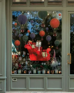 Floating The Skies Luftballong Sammet Ø8,5 cm, Röd