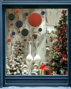 Floating The Skies Luftballong Sammet Ø8,5 cm, Röd