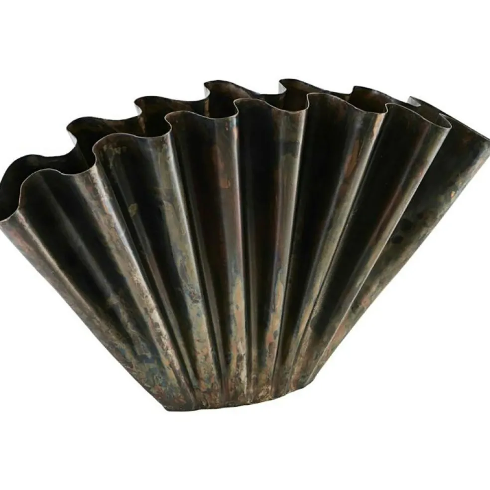 Flood Vas 30 cm, Antique Brown