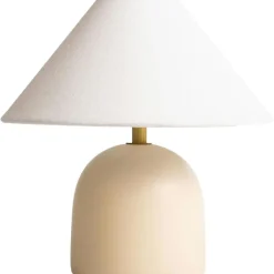 Flora Bordslampa 25 cm, Vinröd