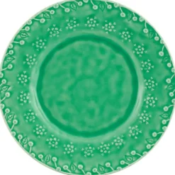 Bordallo Pinheiro Assietter-Flora Desserttallrik 23 cm, Blå