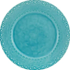 Bordallo Pinheiro Mattallrikar-Flora Middagstallrik 29 cm, Blå