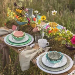 Bordallo Pinheiro Serveringsskålar-Flora Skål 12,5 cm, Grön