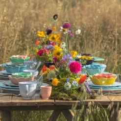 Bordallo Pinheiro Serveringsskålar-Flora Skål 12,5 cm, Grön