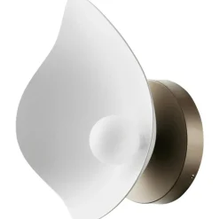 Florii 1 Vägglampa, Dark Bronze / Vit