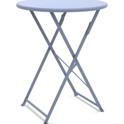 Ethimo Balkongbord & Cafébord|Trädgårdsbord-Flower Hopfällbart Bord Ø60 cm, Sepia Black