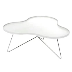 Flower Mono Soffbord 90 cm, Ek/Krom