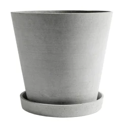 HAY Utekrukor & Odlingslådor|Krukor-Flowerpot Kruka Med Fat , Ø17.5 cm L