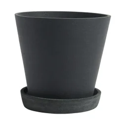 HAY Utekrukor & Odlingslådor|Krukor-Flowerpot Kruka Med Fat , Ø17.5 cm L