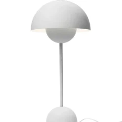 &Tradition Bordslampor-Flowerpot VP3 Bordslampa Gjord av PVC, Gjord av lackad metall, Grey Beige