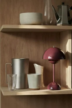 &Tradition Portabla Lampor|Portabla Lampor-Flowerpot VP9 Bordslampa Portabel, Matt Light Grey