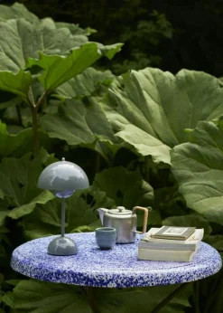 &Tradition Portabla Lampor|Portabla Lampor-Flowerpot VP9 Bordslampa Portabel, Matt Light Grey