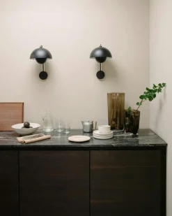 &Tradition Vägglampor-Flowerpot VP8 Vägglampa, Matt Black