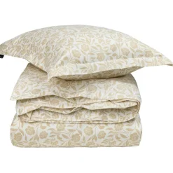 Lexington Bäddset-Flowers Bäddset 220x220 + 50x60x2 cm, Beige