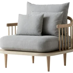 &Tradition Fåtöljer-Fly Sc1 Fåtölj, Rökt Oljad Ek / Karakorum 003