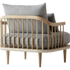 &Tradition Fåtöljer-Fly Sc1 Fåtölj, Rökt Oljad Ek / Karakorum 003