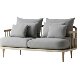 &Tradition 3-Sitssoffor-Fly sofa Sc2 Soffa, Vitoljad Ek / Hot Madison 094