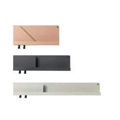 Folded Hylla 22x96 cm, Grå