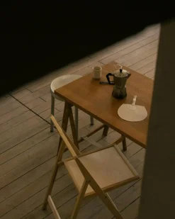 Frama Stolar-Folding Flat Stol, Warm Brown