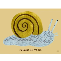 Paper Collective Posters-Follow My Trail Poster 50x70 cm