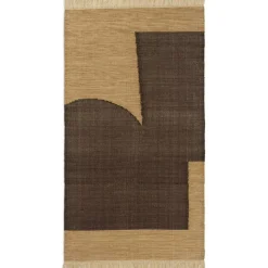 Forene Matta 140x200 cm, Tan/chocolate