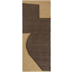 Forene Matta 140x200 cm, Tan/chocolate