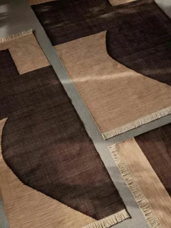 Forene Matta 140x200 cm, Tan/chocolate