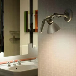 Luceplan Sänglampor|Vägglampor-Fortebraccio Vägglampa, Vit