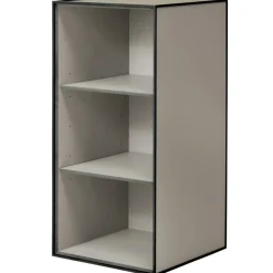 Audo Copenhagen Vägghyllor-Frame 70 Sidobord Med 2 Hyllplan, Rökt Ek