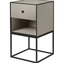 Audo Copenhagen Sängbord & Nattduksbord|Sängbord & Nattduksbord-Frame 35 Sidobord Med 1 Låda, Sand