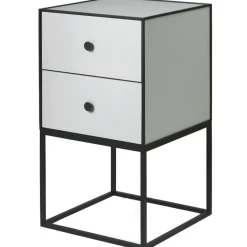 Audo Copenhagen Sängbord & Nattduksbord|Sängbord & Nattduksbord-Frame 35 Sidobord Med 2 Lådor, Sand