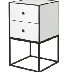 Audo Copenhagen Sängbord & Nattduksbord|Sängbord & Nattduksbord-Frame 35 Sidobord Med 2 Lådor, Sand