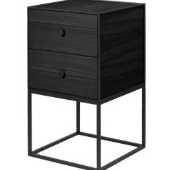 Audo Copenhagen Sängbord & Nattduksbord|Sängbord & Nattduksbord-Frame 35 Sidobord Med 2 Lådor, Sand