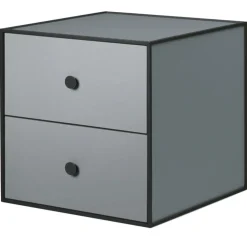 Frame 35 Sängbord Med 2 Lådor, Rökt Ek