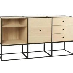 Audo Copenhagen Skänkar & Sideboards-Frame 49 Trio Sideboard Med Underrede, Sand