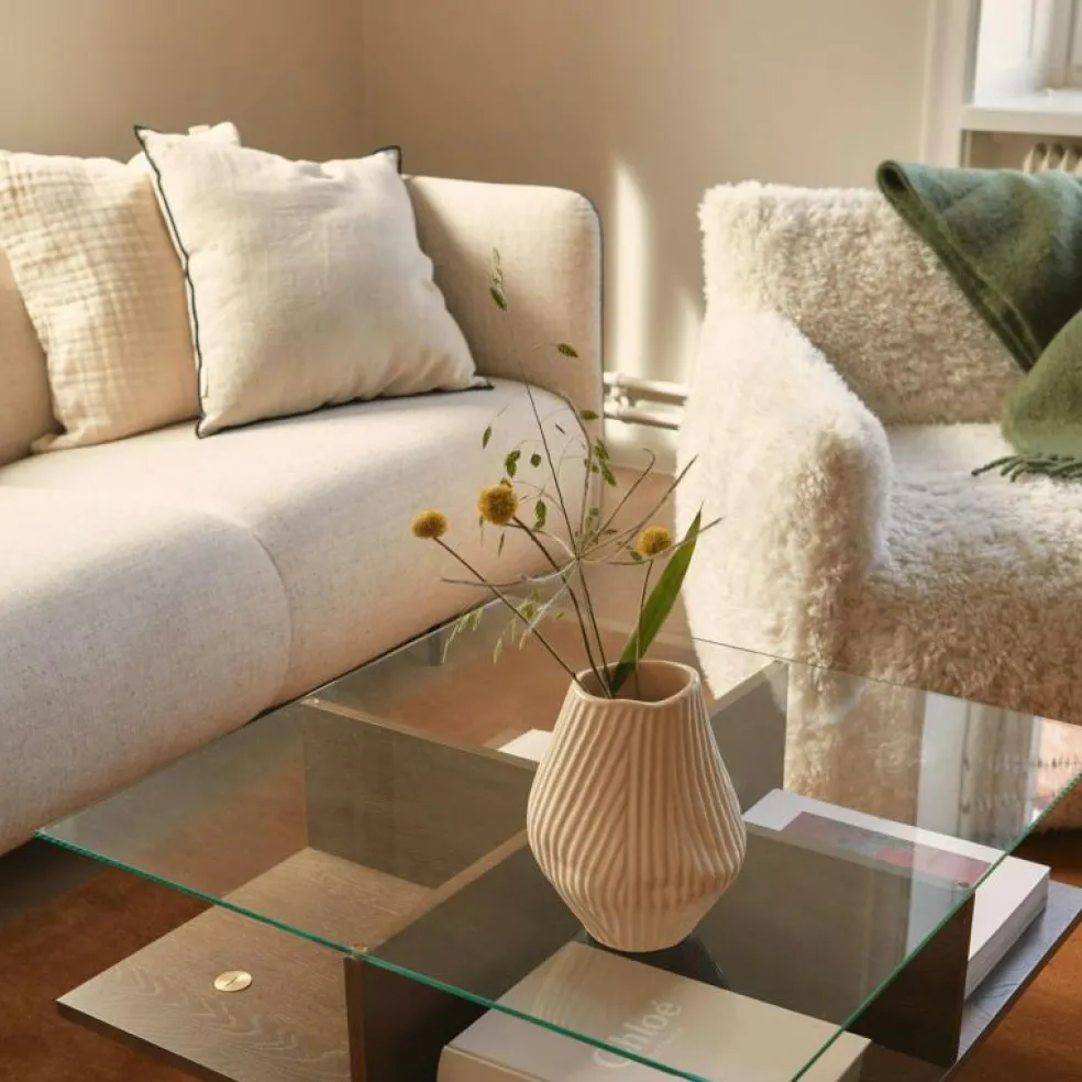 Frame Kudde 50x50 cm, Beige