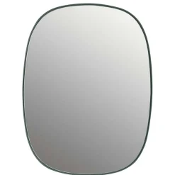 Framed Spegel S, Mörkgrön