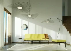 Francis Väggspegel 1100 mm, Vit / Blå