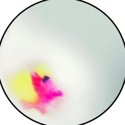 Francis Väggspegel 1100 mm, Vit / Blå