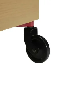 Hübsch Rullvagnar Och Serveringsvagnar-Fresh Serveringsvagn, Khaki/Vinröd