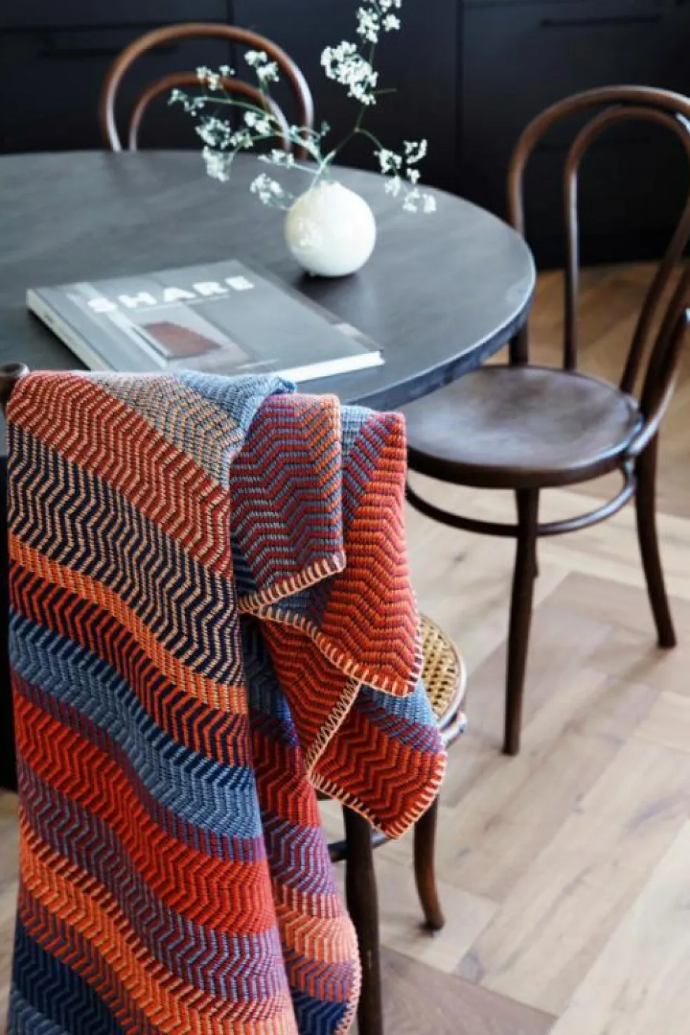 Fri Ullpläd 150x200 cm, Summer Red