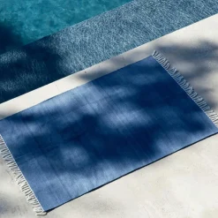 Fringe Matta 60x90 cm, Dusty Blue