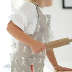 Solstickan Förkläden-Förkläde + Kockmössa Barn, Svart