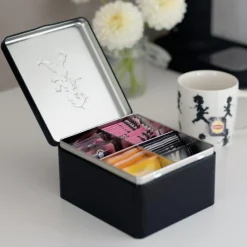 Förvaringsburk Till Tepåsar, Svart